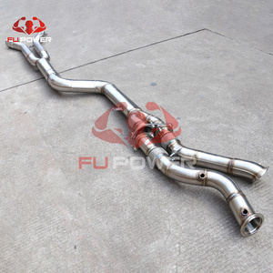 midpipe and Downpipe For BMW X3M F97 SS304 Stainless Steel  Performance Exhaust System