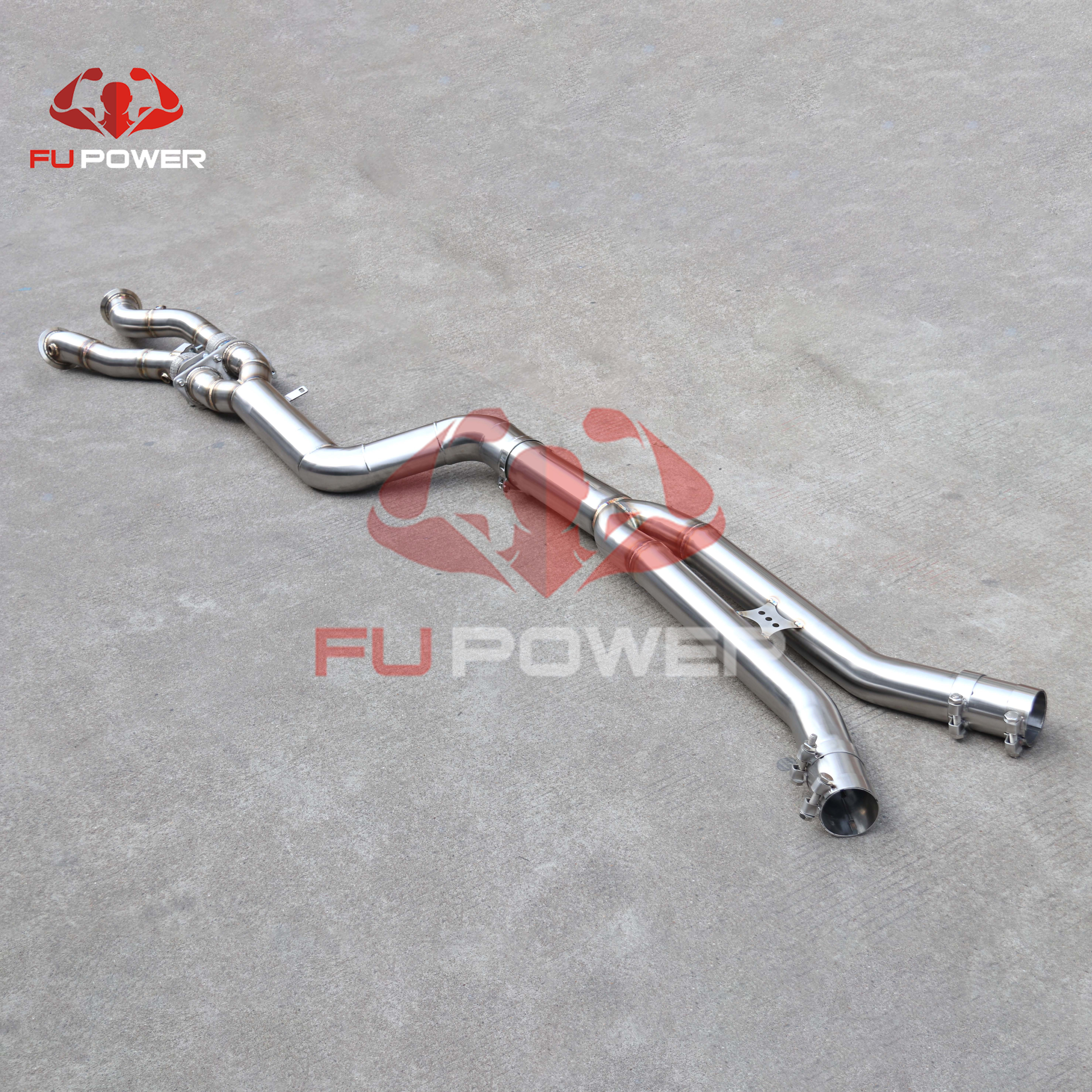 midpipe and Downpipe For BMW X3M F97 SS304 Stainless Steel  Performance Exhaust System