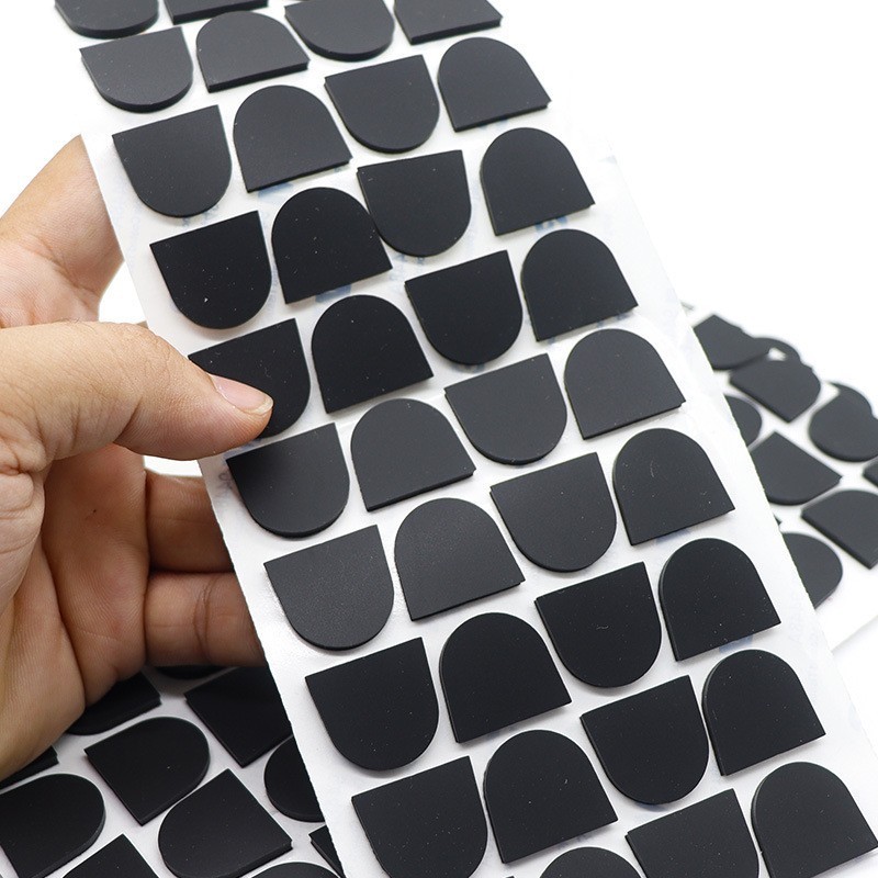 Custom Die Cut Closed Cell Black Adhesive Rubber Silicone Neoprene CR EPDM Foam PORON Gasket