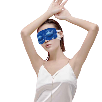 Wholesale instant hot steam sleeping warm sleep heating eye compress mask self heating 3D microporous warmer steam eyes mask