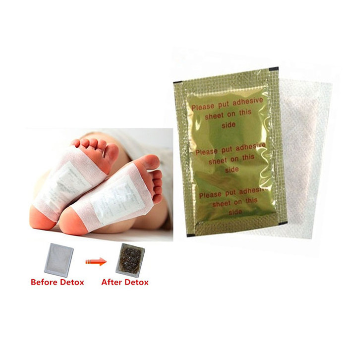 100% natural herbs detox foot patch  North America Bamboo Gold Slim Detox Foot Pads Patch