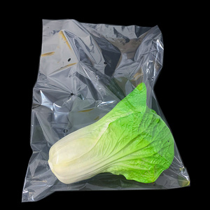 Flat Open Top OPP Transparent Cellophane Bag Food Candy Bread Packaging Bag Lettuce Vegetable Keep Fresh Plastic Bag With Vents