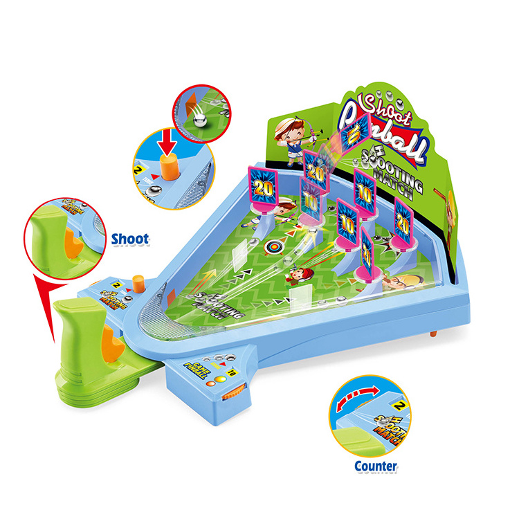 Children Table Baseball Archery Soccer Plastic Board Game Tabletop Arcade Pinball Game Toy