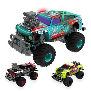 2023 New 1/14 Remote Control Monster Truck with Lights Sound Rock Crawler RC Car Toys