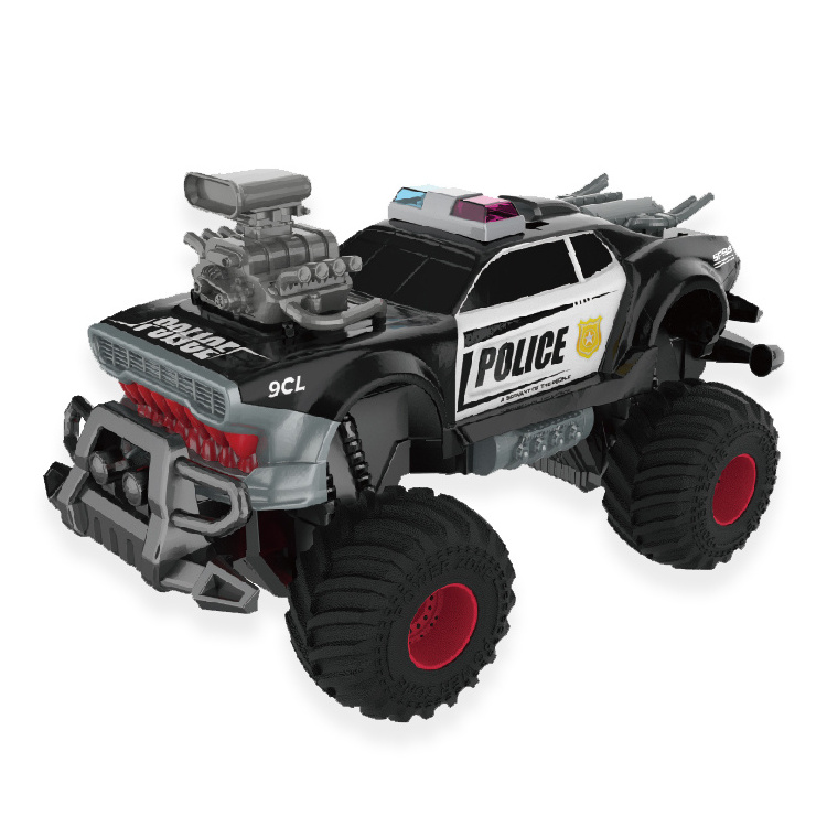 2023 New 1/14 Remote Control Monster Truck with Lights Sound Rock Crawler RC Car Toys