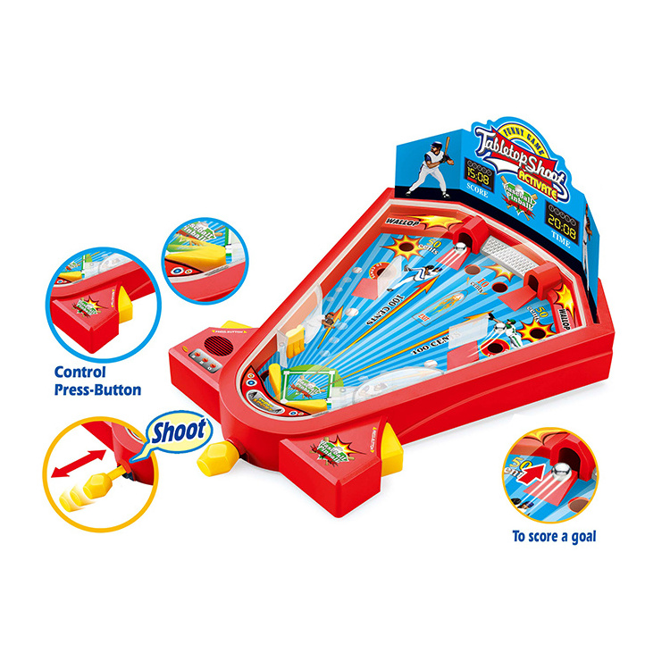 Children Table Baseball Archery Soccer Plastic Board Game Tabletop Arcade Pinball Game Toy