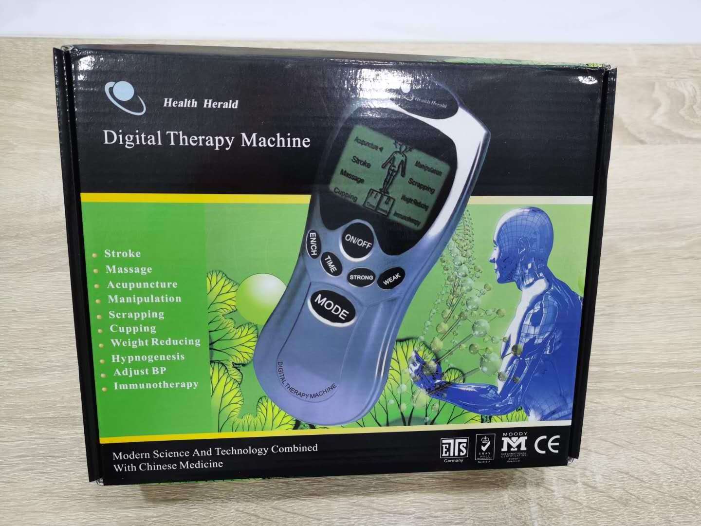 MA-2038 Smart Electric Digital Therapy Machine Massager Pain Relief Tool Usb Body CE Gray Family Facial Massager DC5V; 1A; 5W