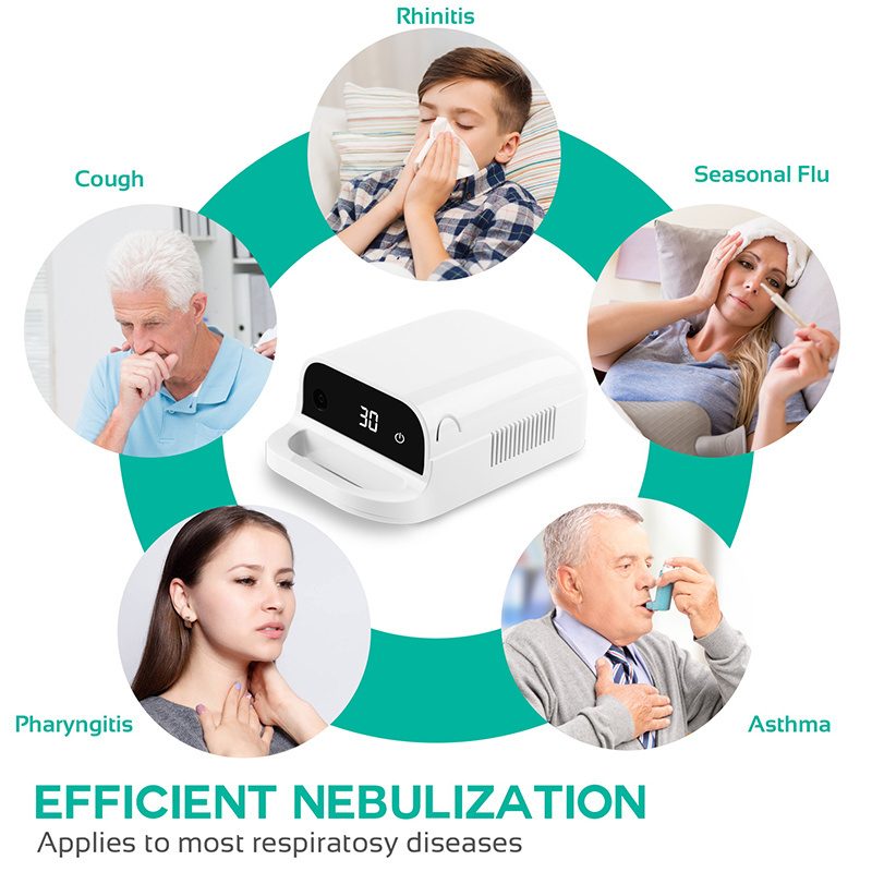 Fitconn Medical Compressor Nebulizer Home Use Nebulizer Machine With LCD Screen