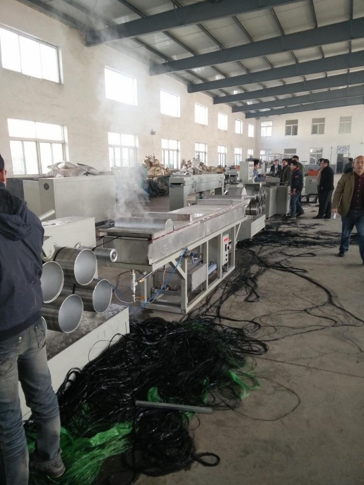 China Made Plastic PET Safety Net/Guard Net/Protect Net Extrusion Production Line Extruder Plant Making Equipment Machine