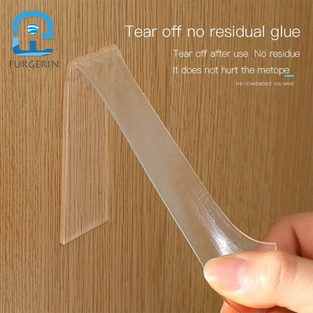 Strong Tape Double-sided Adhesive Nano Reusable Transparent Waterproof Tape Bathroom Kitchen Non-marking Glue