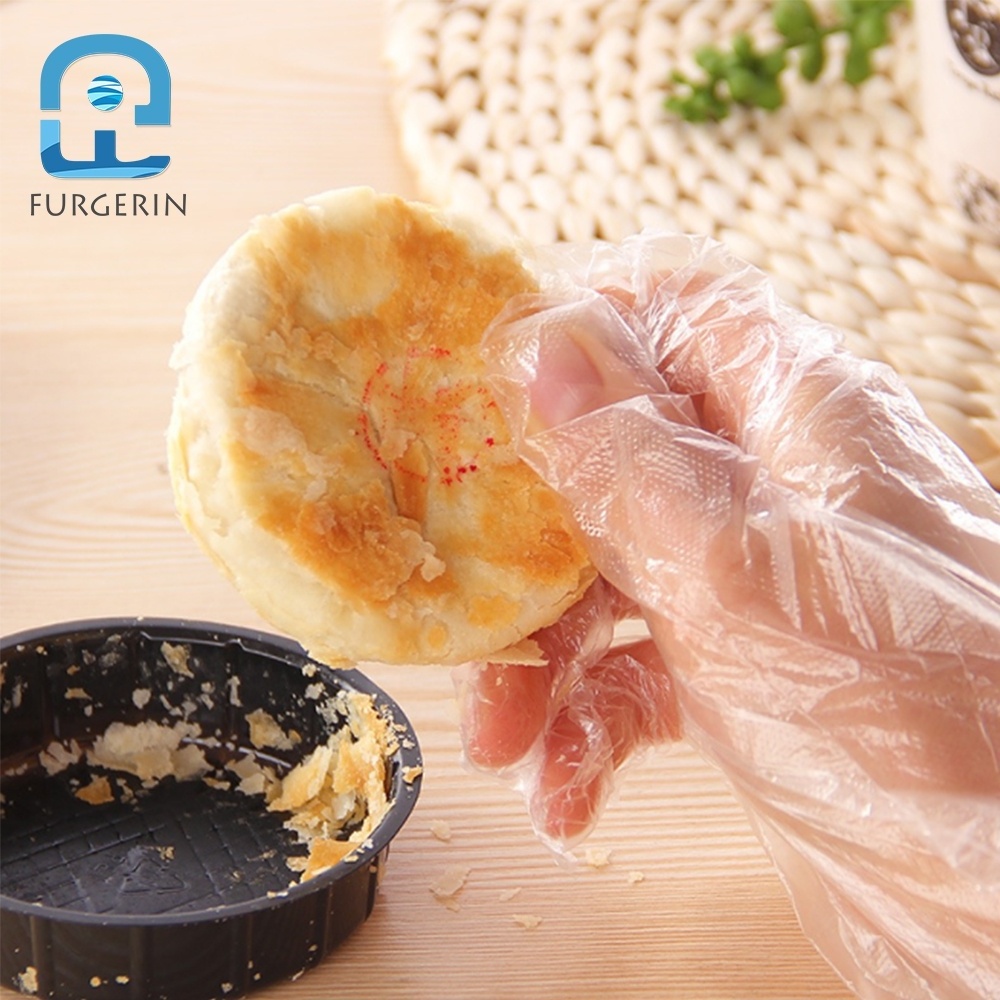 100PCS Disposable Gloves Food Kitchen Plastic Gloves Disposable Transparent Cooking Gloves PE For Restaurant And Home