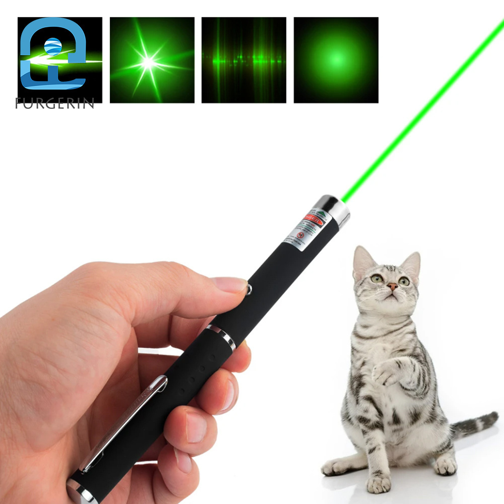 Laser Pointer 4mW High Pointer Laser Meter Pet Cat Toy Light Sight 530Nm 405Nm 650Nm Power Red Dot Office Interactive Laser Pen