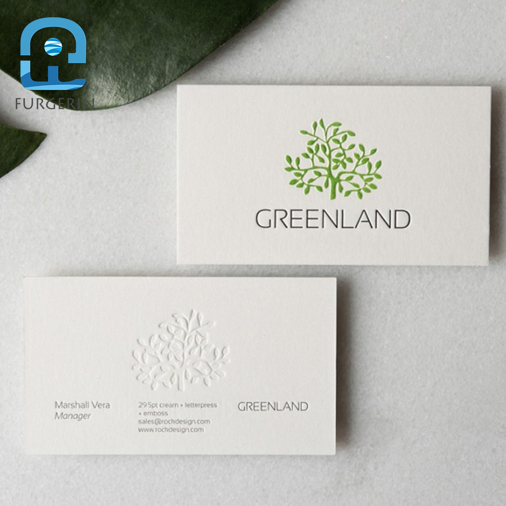 Phnom Penh Cotton Paper Letterpress Business Cards Cards Hot Stamping Letterpress Gravure Business Quality Custom Printing