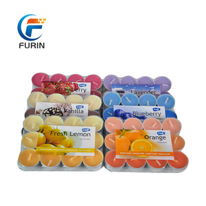 12 Packs Wholesale Candle Wedding Party Giveaways Flameless Oil Scented Gradient Tea Light Candles