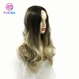 Furina a variety of choices Wholesale hair wig making machine wigs synthetic hair colorful synthetic hair wigs for women