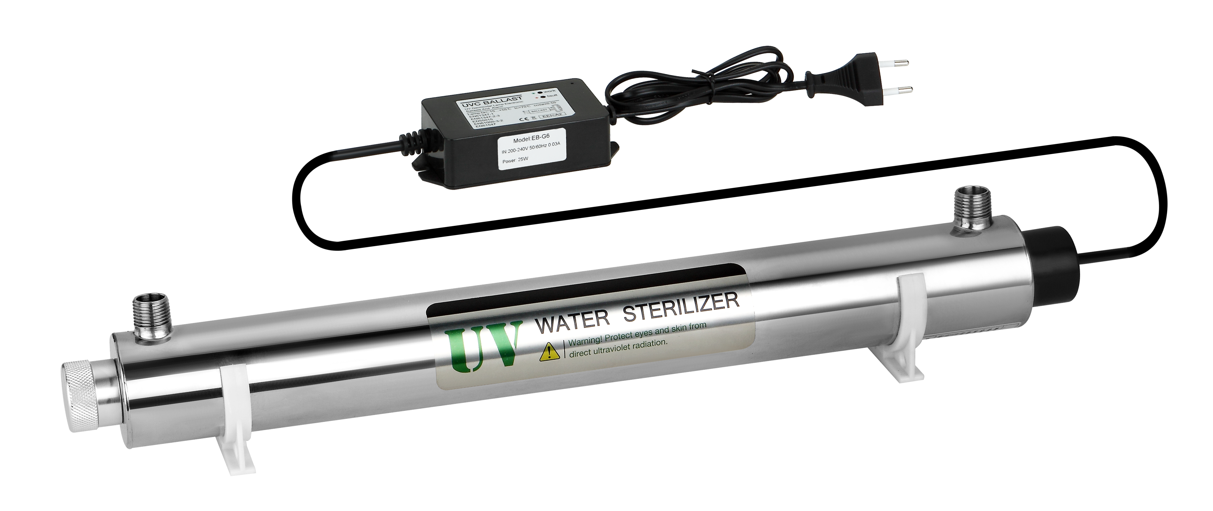 High Quality UV Water Treatment System 6W 0.5GPM