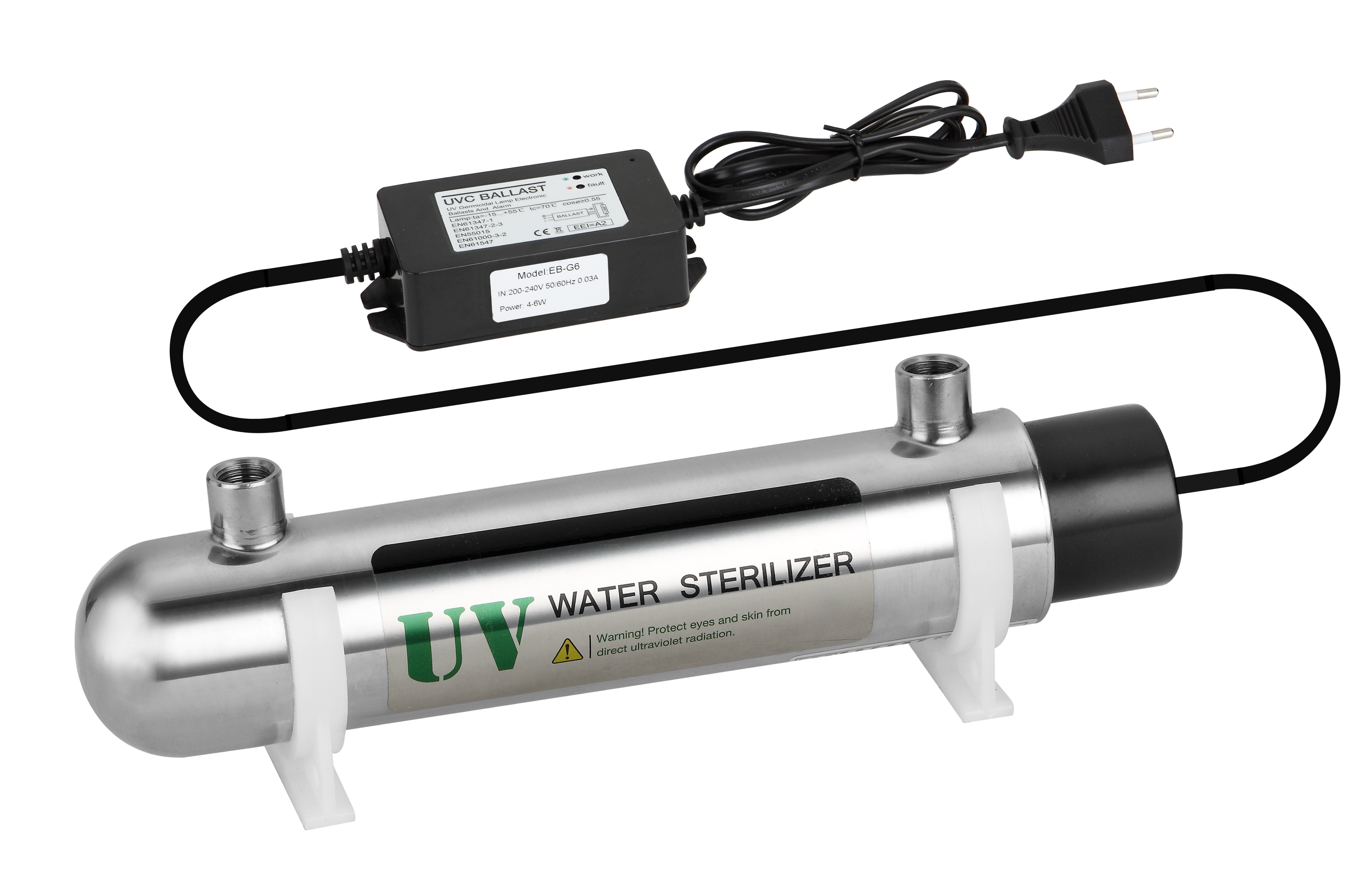 High Quality UV Water Treatment System 6W 0.5GPM