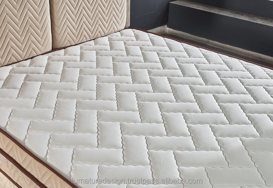 FurnatureDesign PREMIUM Bed Base Mattress Headboard Set Kingsize Bedroom Best Quality Good Price Supporting Foam Layers Spring