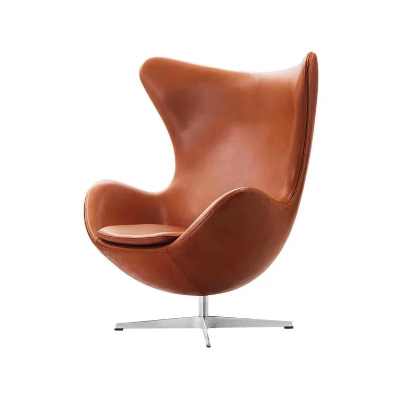 Modern Living Room Furniture Leisure Egg Shape Chair with Swivel Base