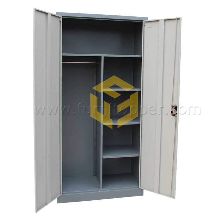 Metal Office Furniture Steel Closet Wardrobe Storage Cabinet