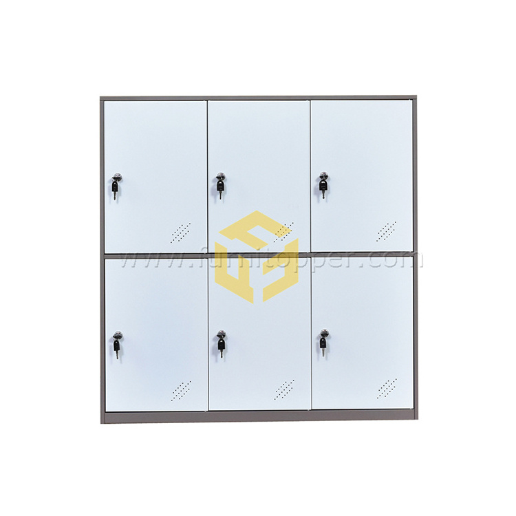 Metal Wall Locker for School and Home Storage Locker Organizer Kids Cloth Toy Storage Steel Cabinet Locker