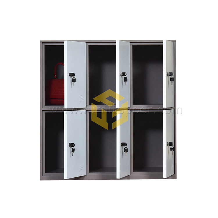 Metal Wall Locker for School and Home Storage Locker Organizer Kids Cloth Toy Storage Steel Cabinet Locker