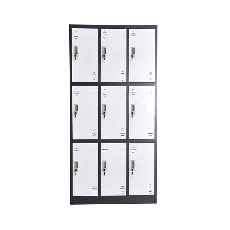 School Furniture Dormitory Heavy Duty Metal Locker Cabinet Steel Wardrobe Indoor Natatorium Gym Metal Locker