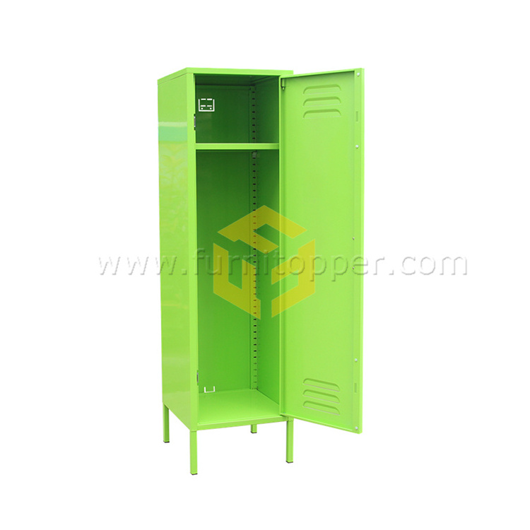 Home Metal Locker Cabinet Steel Corner Cabinet Sideboard Tall Storage Cabinet for Garage Utility Room