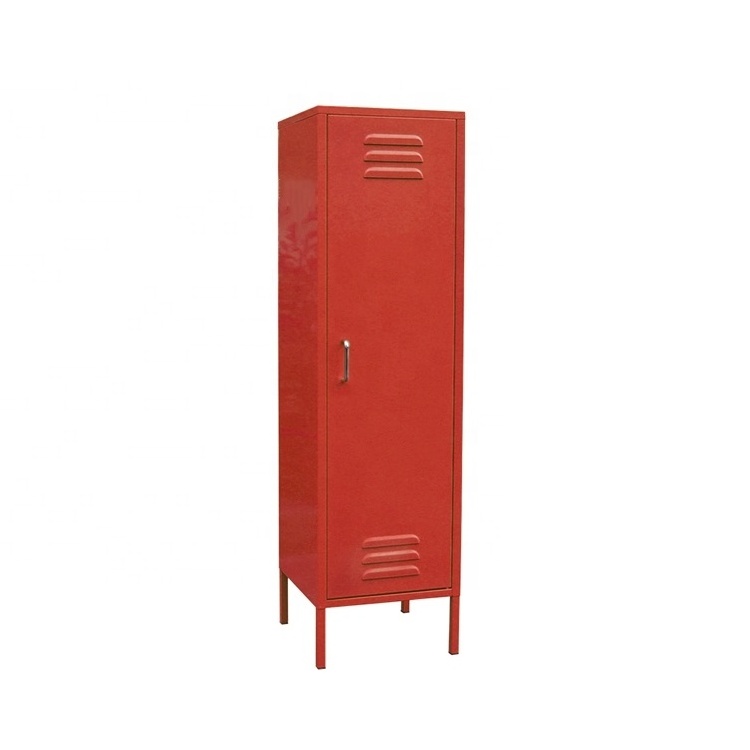 Home Metal Locker Cabinet Steel Corner Cabinet Sideboard Tall Storage Cabinet for Garage Utility Room