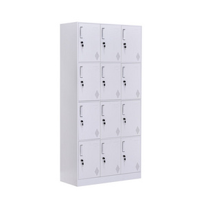 Narrow Edge Metal Locker Cabinet Steel Lock Box for Office School Gym Home