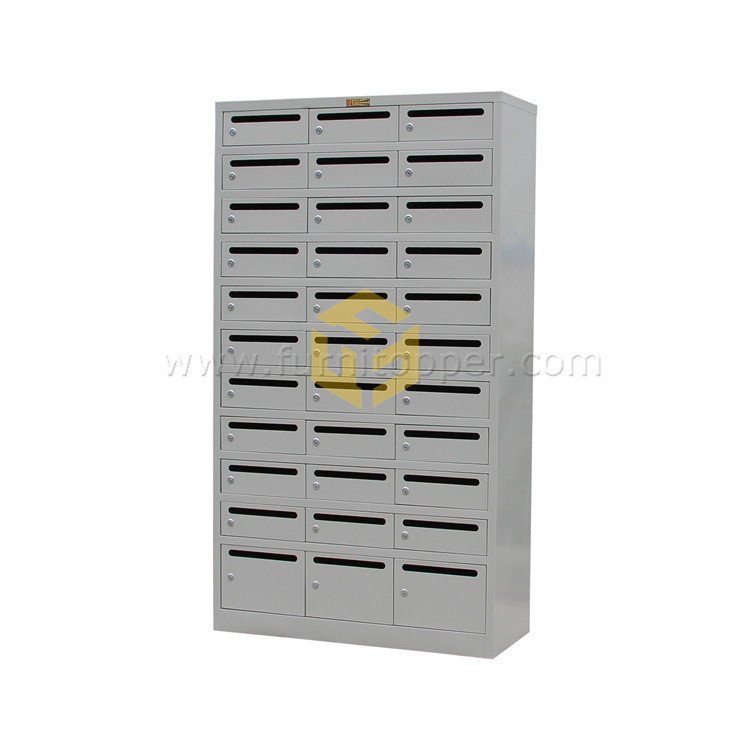 Outdoor Furniture US Welded Steel Lockable Apartment Mailbox Metal Residential Mailboxes Post Office Letter Boxes