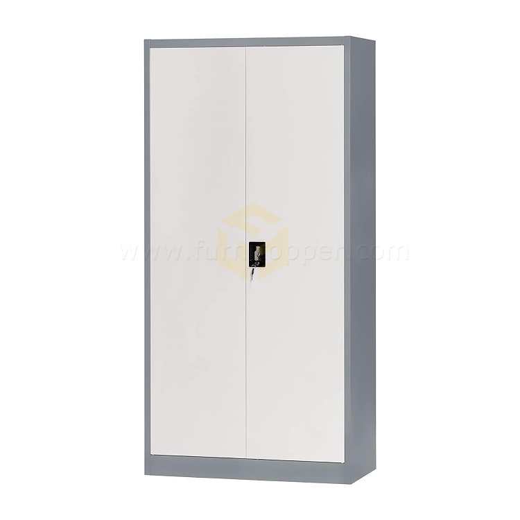 Office Garage Utility Room Lockable Metal Cleaning Cupboard Broom Cabinet Steel Cupboard for Cleaning Supplies