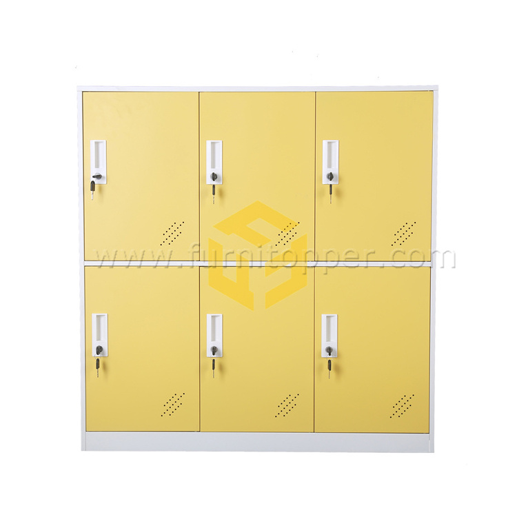 School Kids Small Metal Storage Cabinet Self Belonging Storage Locker Playground  Shoes Bag Steel Locker