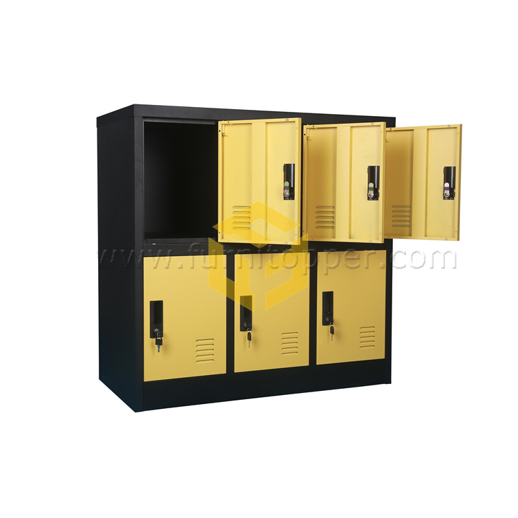 Mini Size Office Storage Locker Cabinet For Employee School Bedroom Playroom Small Metal Locker For Kids