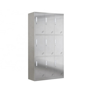 Stainless Steel Storage Locker Cabinet Worker Parcel Metal Locker Staff Work Clothes Baggage Luggage Phone Locker