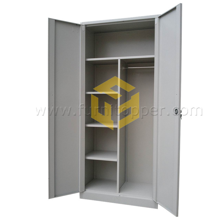 Metal Office Furniture Steel Closet Wardrobe Storage Cabinet