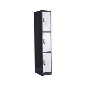 Multi-function Removable 3 Door Metal Storage Locker Cabinet Steel Almirah Locker