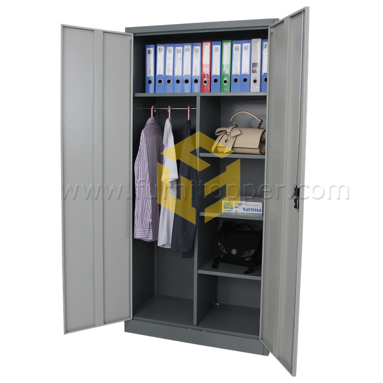 Metal Office Furniture Steel Closet Wardrobe Storage Cabinet