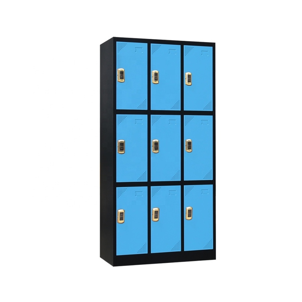 Swimming Pool Yoga Studio Sauna Room Metal Locker Wardrobe with Smart Lock Gym 6 Door Steel Smart Locker