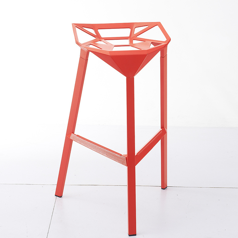 Wholesale Outdoor Furniture Aluminum Bartool And Restaurant Bar Chair Garden Chair Metal Bar Stool