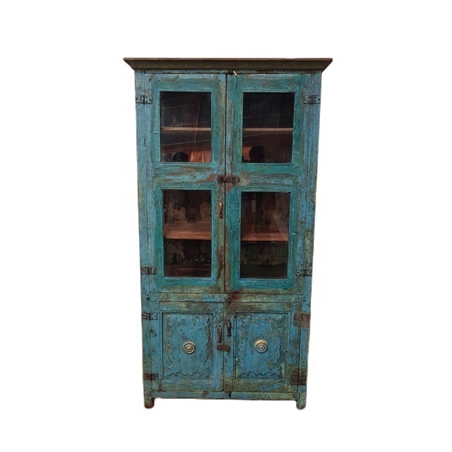 ANTIQUE WARDROBE IN TEAK WOOD LUXURY CLASSIC WARDROBE CABINET FOR BEDROOM WARDROBE FOR HOTEL VILLA