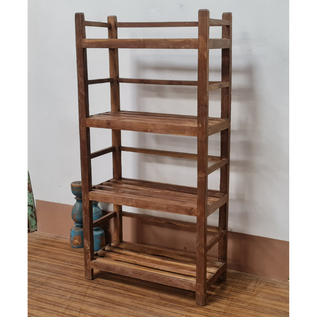 FARMHOUSE STYLE BOOK SHELF FOR STUDY ROOM MULTIFUCTIONALBOOK STORAGE SHELVES DISPLAY RACK OPEN BOOK SHELF