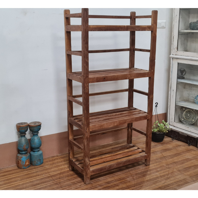 FARMHOUSE STYLE BOOK SHELF FOR STUDY ROOM MULTIFUCTIONALBOOK STORAGE SHELVES DISPLAY RACK OPEN BOOK SHELF