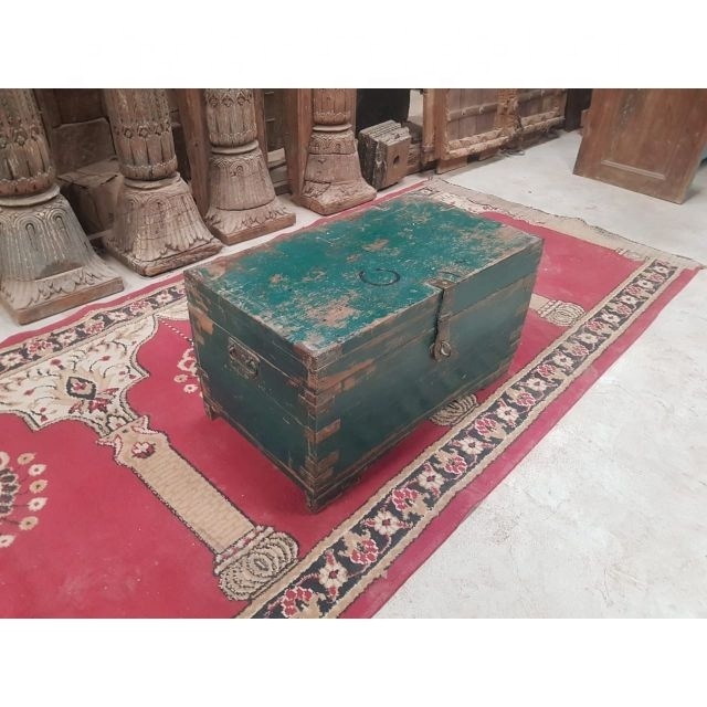 ANTIQUE FURNITURE BLANKET BOX STORAGE WOODEN BOX FOR BEDROOM LIVING ROOM