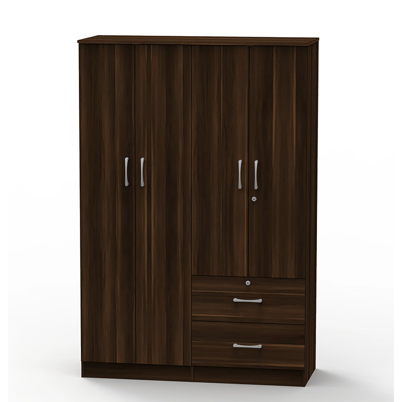 Customizable Modern Design 1210 Multi Function Bedroom Wardrobe with Lockable Drawer for Private Things