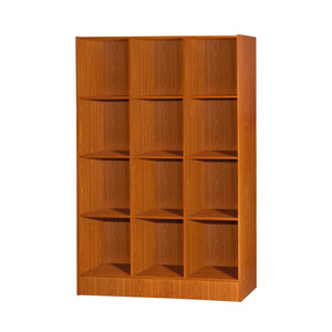 12 Cube Wooden Book Shelf Open Wood Bookcase Display Storage Book Shelves Made in Malaysia 1704