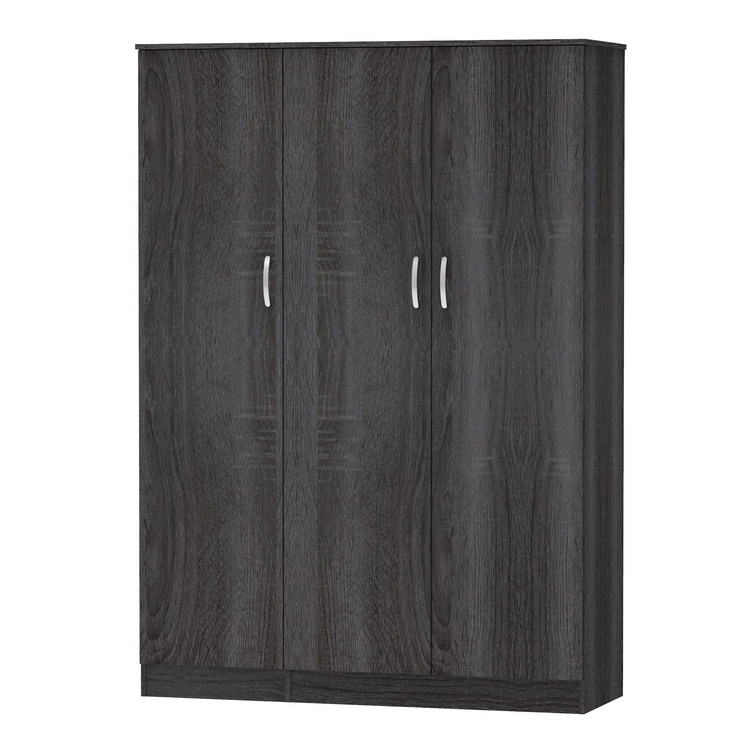 Best Selling 3 Door Wardrobe With Large Short Style and Long Section Hanging Clothes Space Furniture 1293