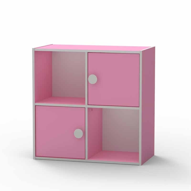 Living Room Furniture Knock Down Cuboid MDF Storage Cabinet And Shelves With Vibrant Colours Range Selection 1673