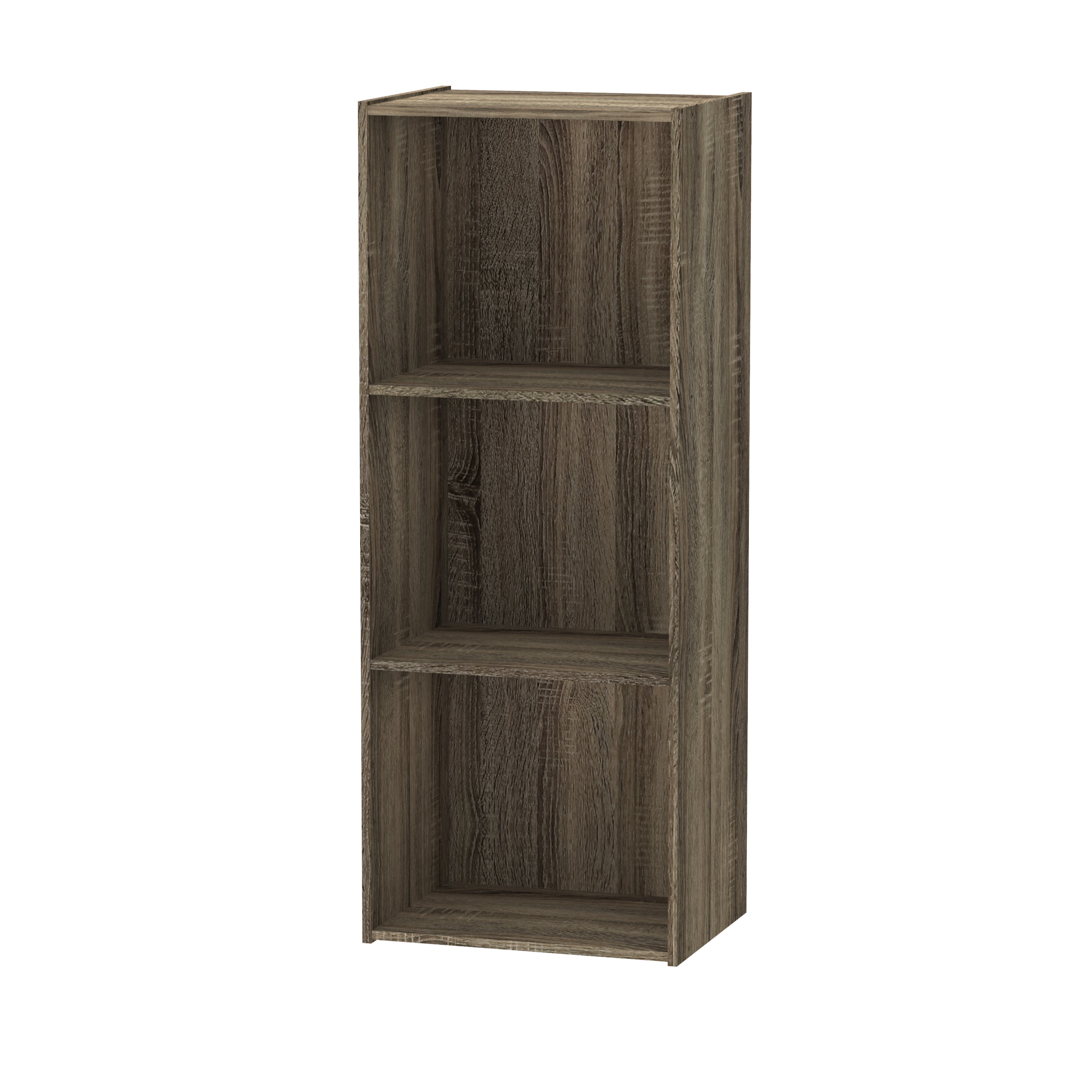 Durable 3 Shelves Wood Rack Embrace Natural and Traditional Aesthetics Ideal for Maximizing Limited Space in Small Apartments