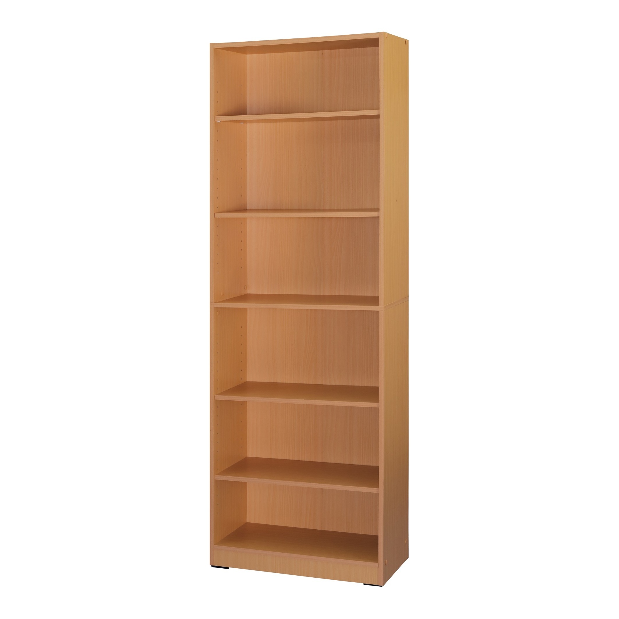 Simple Style 6 Shelves Bookcase Wood Book Special for Online Seller Easy Carry Made in Malaysia 1741